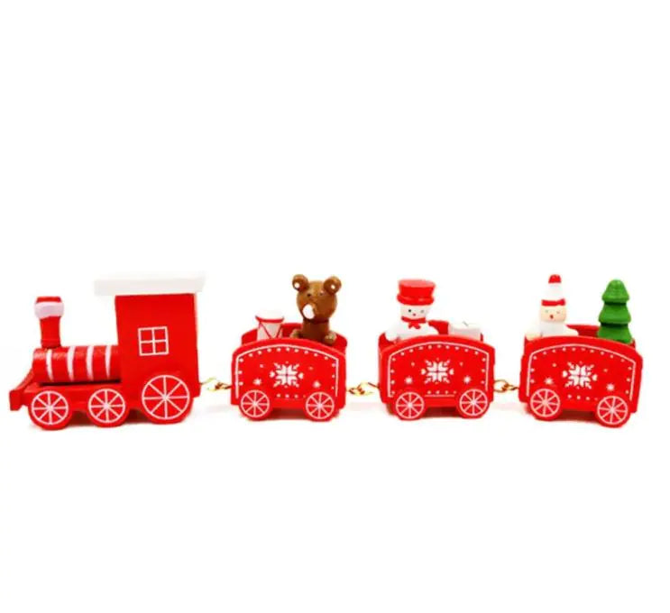 Christmas Ornament Christmas Wooden Train Set