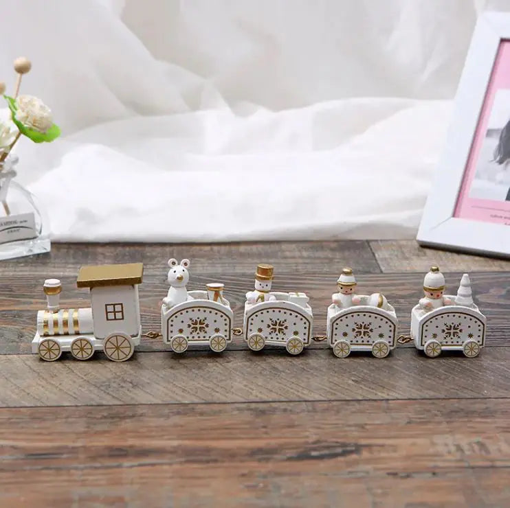 Christmas Ornament Christmas Wooden Train Set